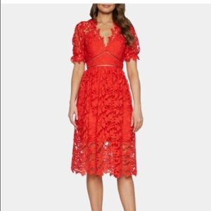 $169 NWT Bardot Womens Midi Dress Size 6
